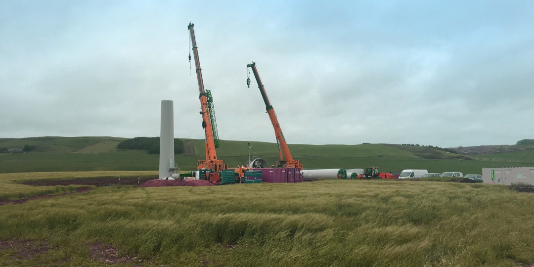 The 500kW turbine was installed in 2016